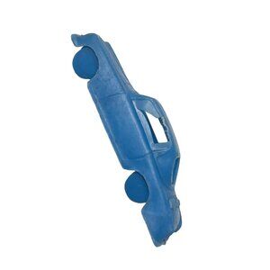 Vintage Primitive Molded Plastic Car - Blue marked ALPHA ROMEO ITALY Miniature